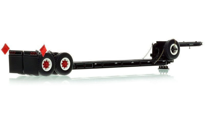 1:50 Rogers  1950s 90-Ton Beam Trailer Heavy Haul Replicas  Black Diecast Model
