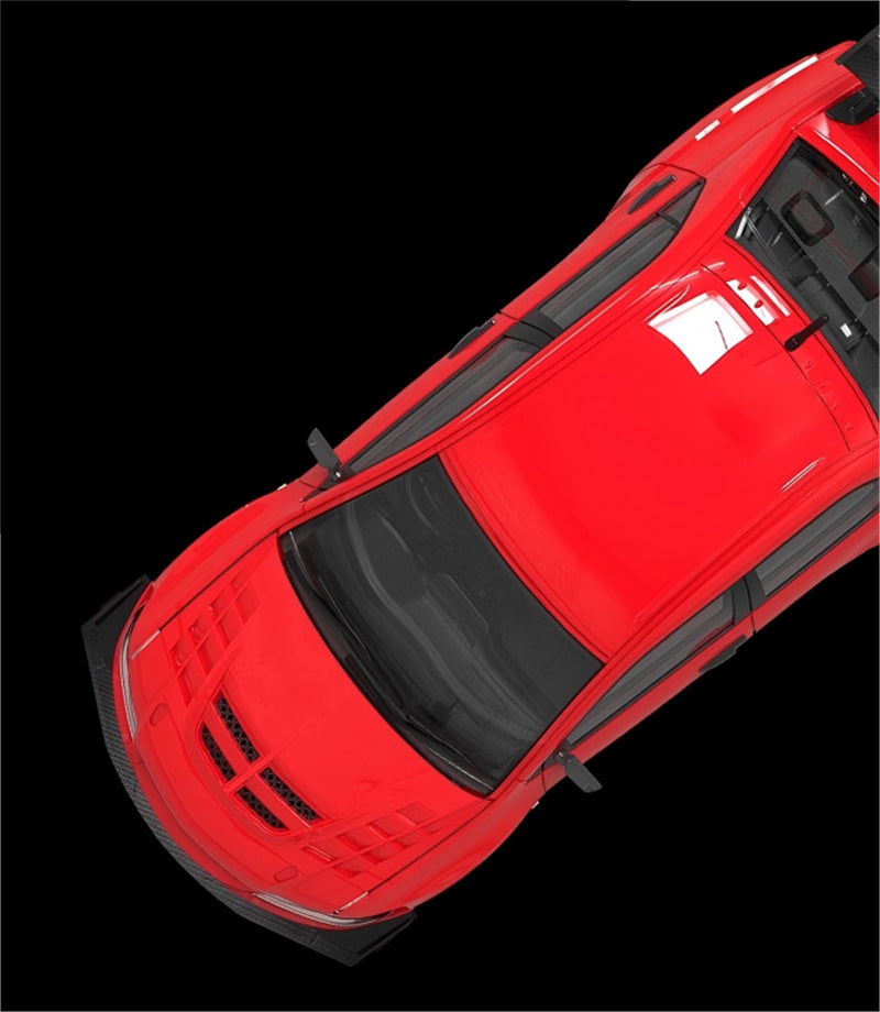 TimeMicro Mitsubishi Lancer Evolution IX Racing car Red Regular Version 1:64 car Pre-built Model view2