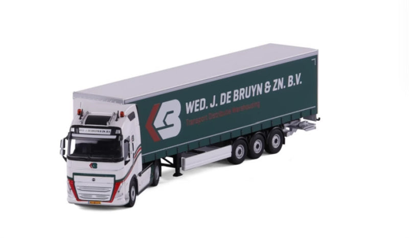 CAVALLINO VOLVO container truck WED.J.DE BRUYN ZN 1:50 Truck Pre-built Model