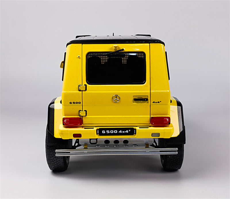 Almost Real Mercedes Benz G500 4X4 SUV Yellow 1:18 DIECAST CAR