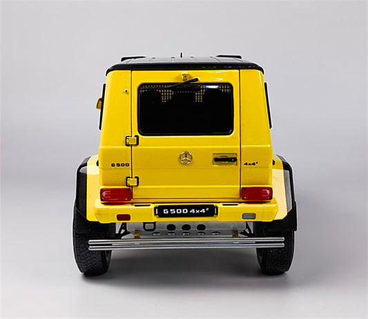 Almost Real Mercedes Benz G500 4X4 SUV Yellow 1:18 DIECAST CAR