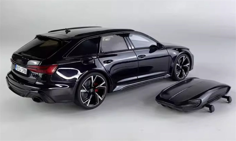 1:18 Audi ABT RS6 AVANT C8  purplish black  GT SPIRIT W/ roof box Limited Edition 888PCS ONLY Resin Car Model