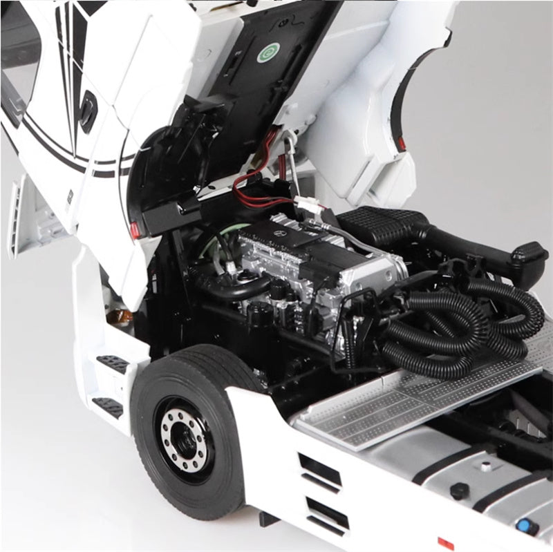 NZG Mercedes Benz Actros Giga Space 4x2 Truck Tractor White Benz logo 1:18 Truck Pre-a Model