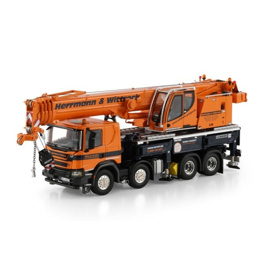 1:50 LIEBHERR HERRMANN LTF 1060-4.1 WSI  Orange Diecast Model