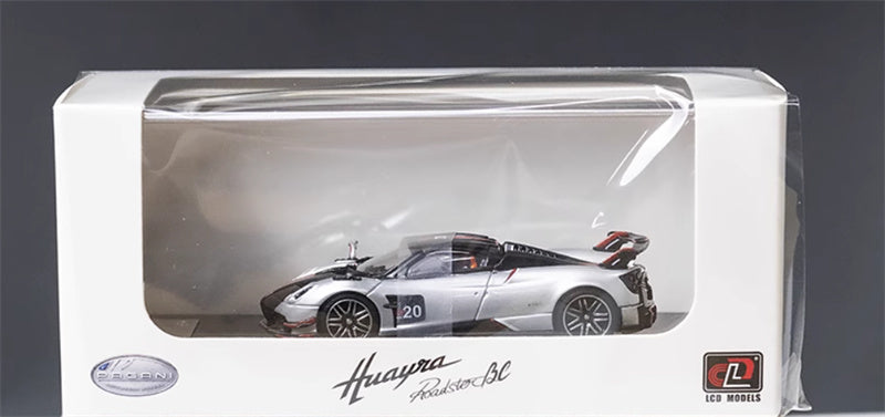 LCD-MODELS Pagani Huayra Roadster BC Reproduction commemorative edition 1:64 Car Pre-built Model view8
