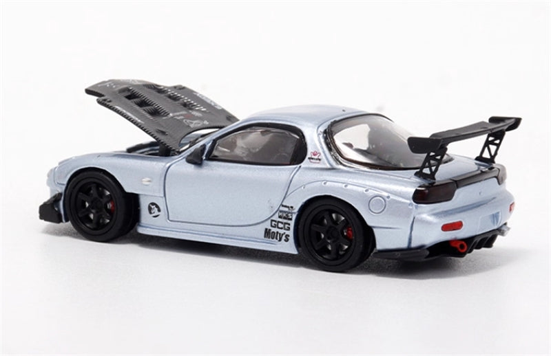 1:64 Mazda RX-7 RE Amemiya‌ Ice Blue BSC DIECAST Limited Edition 499pcs ONLY Model