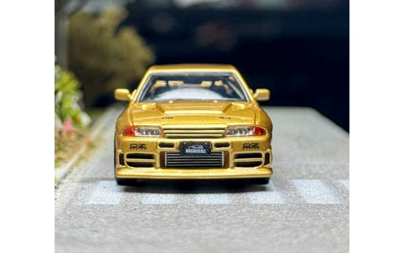 1:64 Nissan BNR32 GT-R 650R Gold INNO64 DIECAST Car Model
