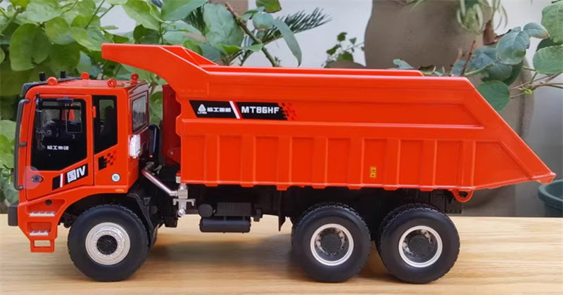 LGMG SDLG MT86HF Off Highway Mining Self dumping Truck Red Flame Red 1:35 Truck Pre-built Model