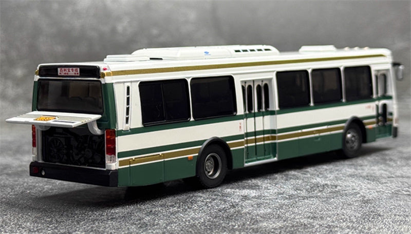 AUTO-GLIMPSE Flxible Bailibao Special Line CFC6110GD Bus Air-conditioned version
dark green 1:64 Bus Pre-built Model view2