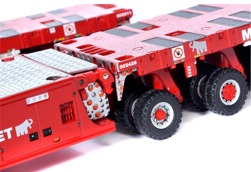MAMMOET SPMT combined transport module set 1:50 Truck Pre-built Model