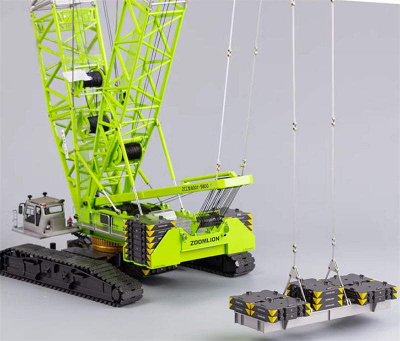 ZOOMLION ZCC9800W Crawler Crane Aurora Green 1/50 KIT Truck Lorry