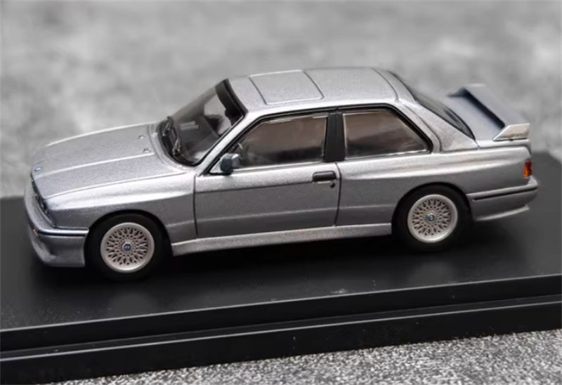 Almost Real BMW M3 E30 grey 1:64 Car Pre-built Airliner Model Display view3