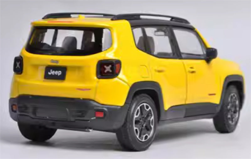 1:24 Jeep Renegade trailhawk  Yellow  WELLY  DIECAST Car Model