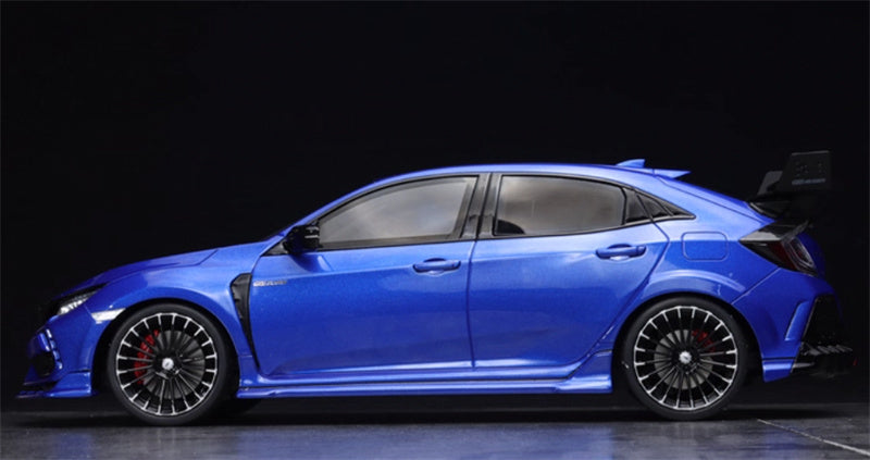1:18 HONDA CIVIC FK8 2020 Blue OTTO Resin Car Model view6