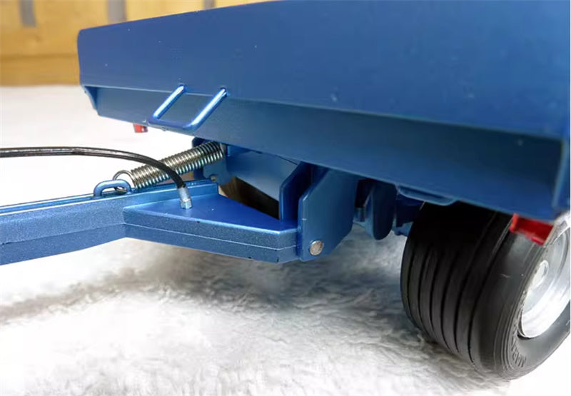 REPLICAGRI MAUPU PLATEAU agricultural large blue trailer 1:32 Truck Pre-built Model