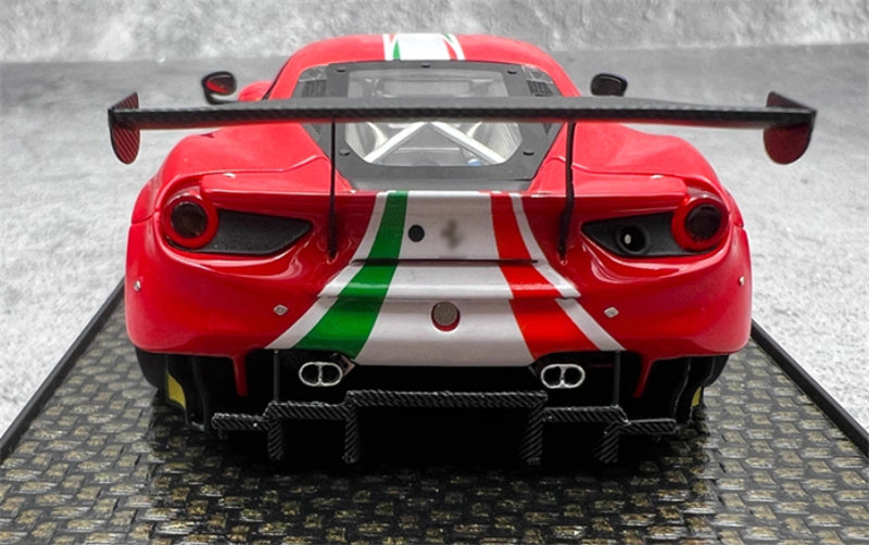 BBR MODELS Ferrari 488gt Modificata Rosso Corsa 322 red LTD 180PCS 1:43 Model view6