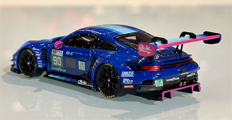 1:64 Porsche 991 GT3 R 2025 LeMans 24H Trends Hobby #90 DIECAST Civil Car Model
