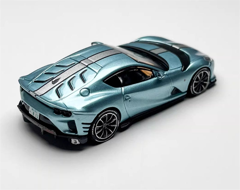 TOC Ferrari FE812C Coupe Sports CELEST MET 1:64 Car Pre-built Model