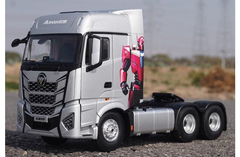 FOTON AUMAN Starlight Tractor silver 1:24 Truck Pre-built Airliner Model Display view1