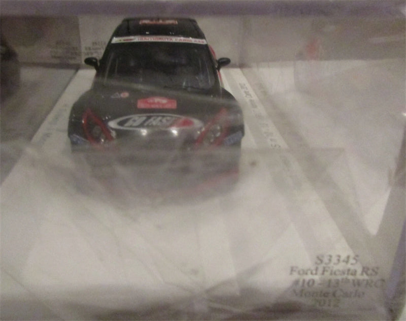 spark Ford fiesta RS #10 13th WRC Monte Carlo 2012 H.Solberg - I.Minor Total HURTIGRUTA CARGLASS 1:43 Car Pre-built Model view4
