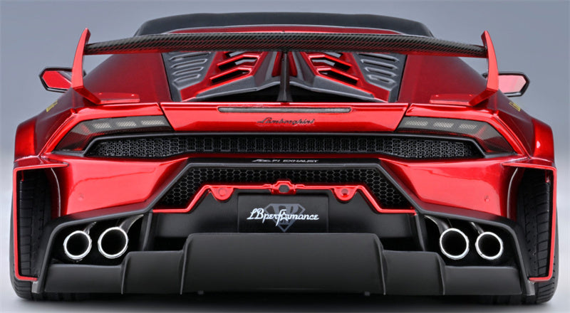 AUTOART Lamborghini HURACAN GT supercar red LBWK AirREX Liberty Walk AK-produce LB PERFORMANCE 1:18 Car Pre-built Model view10