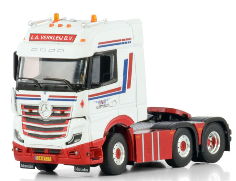 WSI ACTROS MP5 BIG SPACE 6X2 TWIN STEER L.A. Verkleij 1:50 Truck Pre-built Model