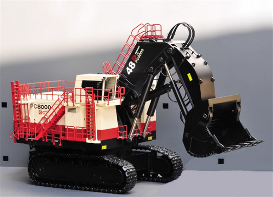 BYMO KOMATSU Excavator PC8000-6 Electric Shovel "Drummond " 1:50 Truck Pre-a Model
