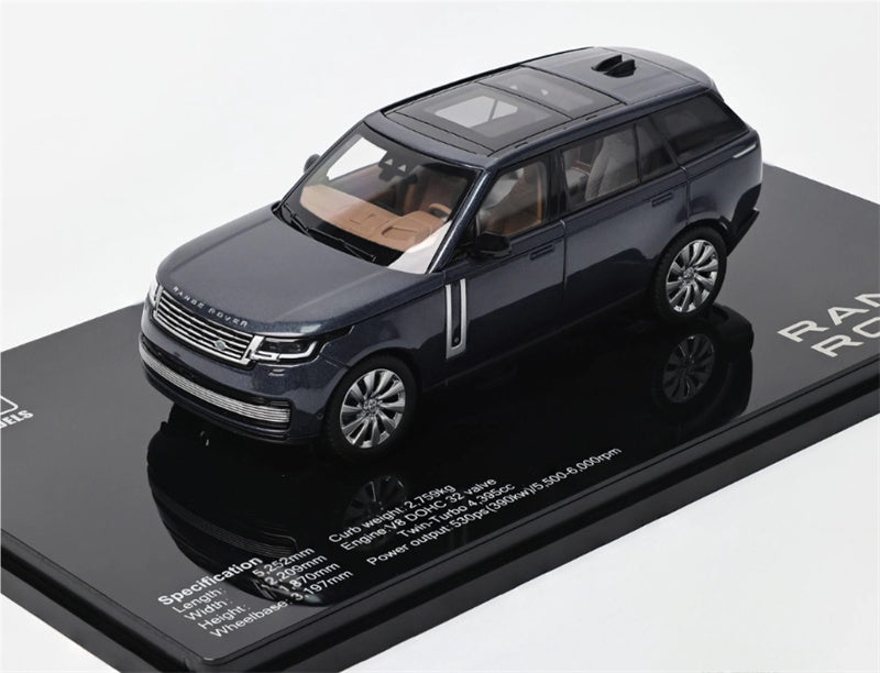 1:43 Land Rover Range Rover Honor Genesis 2022 Blue  LCD MODELS Extended Edition DIECAST Car Model