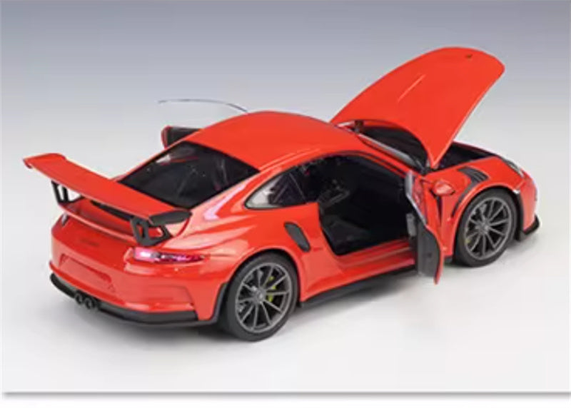 1:24 Porsche 911 GT3 RS COUPE  Orange  WELLY  DIECAST Car Model
