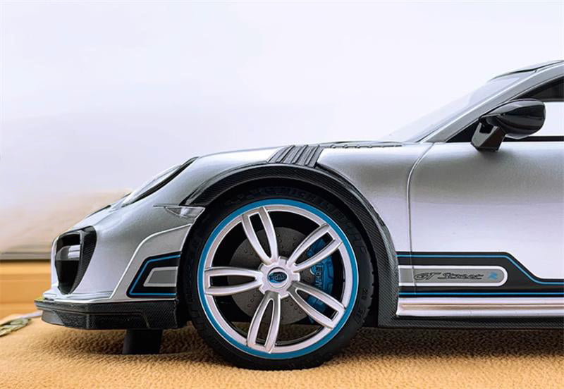 AutoBarn TechArt Porsche 911GTS Silver Limited Edition 1:18 DIECAST Car