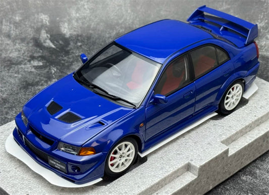 1:18 Mitsubishi Lancer Evolution VI (6.5) GSR T.M.E  Canal Blue MOTORHELIX Limited Edition 499PCS ONLY DIECAST Model