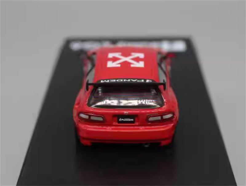 Fuji Honda Civic EG6 Rocket Bunny Red Sup 1:64 Car Pre-built Model view6