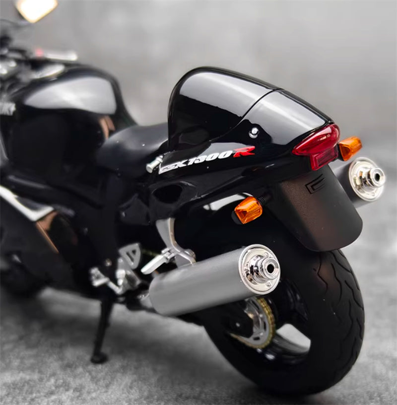 1:12 Suzuki GSX-1300R Hayabusa  Black  LCD MODELS  DIECAST motorcycle Model