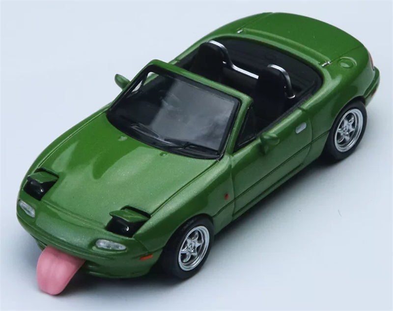 1:64 Mazda MX-5 green ATS DIECAST Civil Car Model
