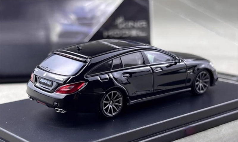 KING MODEL Mercedes Benz CLS63 AMG Hunting Edition Black Limited Edition 999PCS ONLY 1:64 Car Pre-built Model view7
