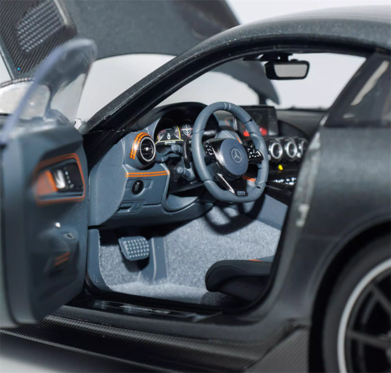 MINICHAMPS Mercedes AMG GT Black Series 2021 grey Limited Edition 400PCS ONLY 1:18 Car Pre-built Model view11