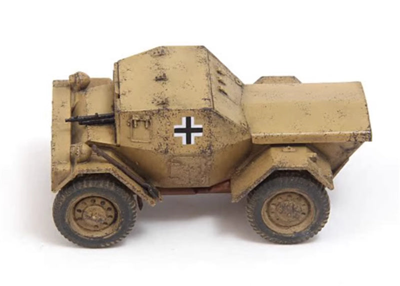 S-MODEL Wild Dog Wheeled Armored Reconnaissance Vehicle German army captures Desert Yellow 1:72 Tank Pre-built Model
