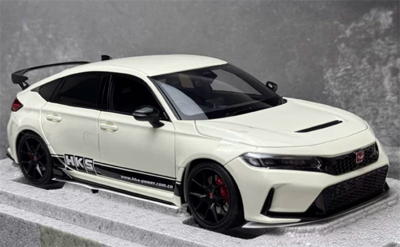 1:18 Honda Civic Type R FL5  Championship White HKS MOTORHELIX Limited Edition 499PCS ONLY DIECAST Model