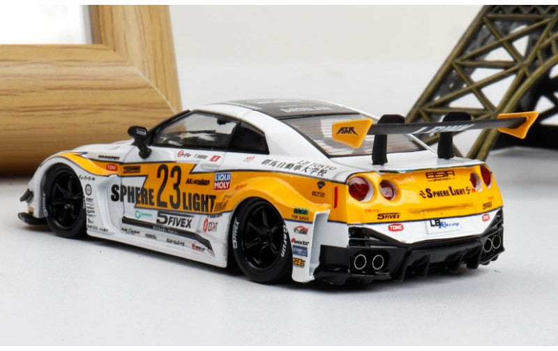 1:64 Nissan 35GT-RR   mymodelcollect Lightning 23 # HKS Limited Edition 999PCS ONLY DIECAST Model