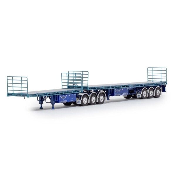 1:50 Maxitrans MACTRANS B DOUBLE Freighter Drake  Blue Diecast Model