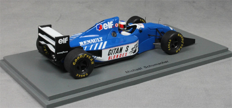 Spark Ligier JS39B Test Estoril 1994 M.SCHUMACHER 1:43 Car Pre-built Model view3