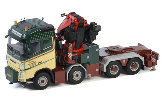 WSI VOLVO FH4 GLOBETROTTER 8X4 FASSI 1100 JIB Torben Ramsdal 1:50 Truck Pre-built Model
