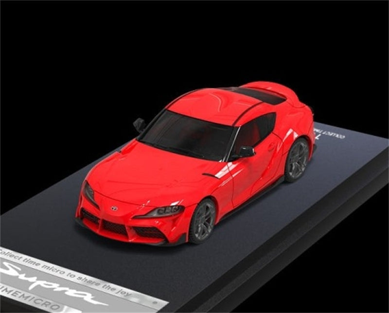 TimeMicro Toyota Supra A90 Red Standard Limited Edition 999PCS ONLY 1:64 car Pre-built Model view1
