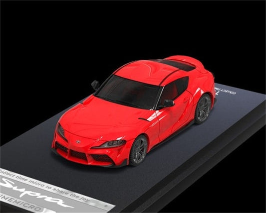 TimeMicro Toyota Supra A90 Red Standard Limited Edition 999PCS ONLY 1:64 car Pre-built Model view1