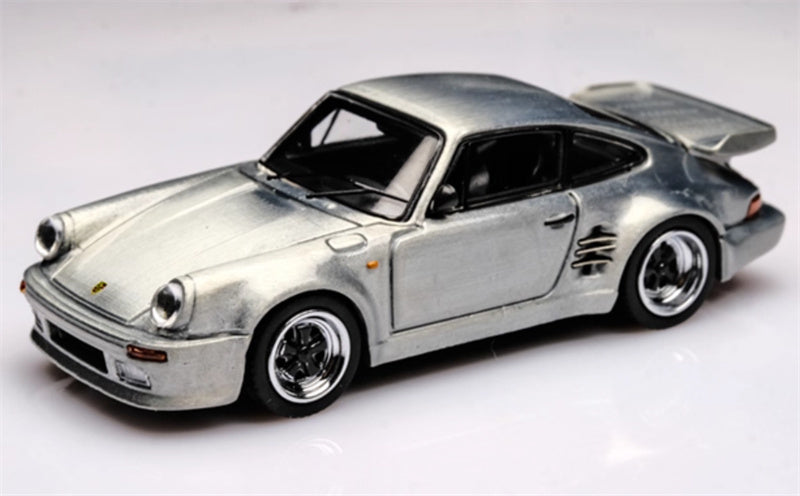 BSC Porsche 911 930 Turbo Clearcoat Silver Limited Edition 399PCS ONLY 1:64 Car Pre-built Model view1