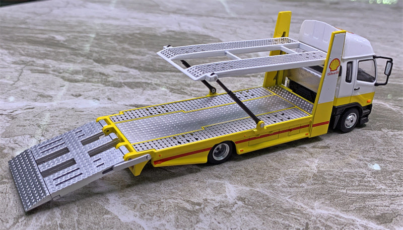 GCD Mitsubishi Fuso Fighter Double deck tow trucks right hand drive 1:64 Truck Pre-built Model view5