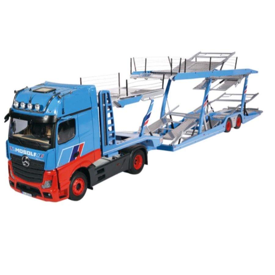 NZG Mercedes Benz Actros GigaSpace 4x2 & Lohr car transporter Mosolf 1:18  DIECAST Truck Lorry