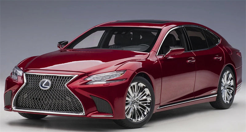 AUTOART LEXUS LS500H Fully open red 1:18 Car Pre-built Model view1