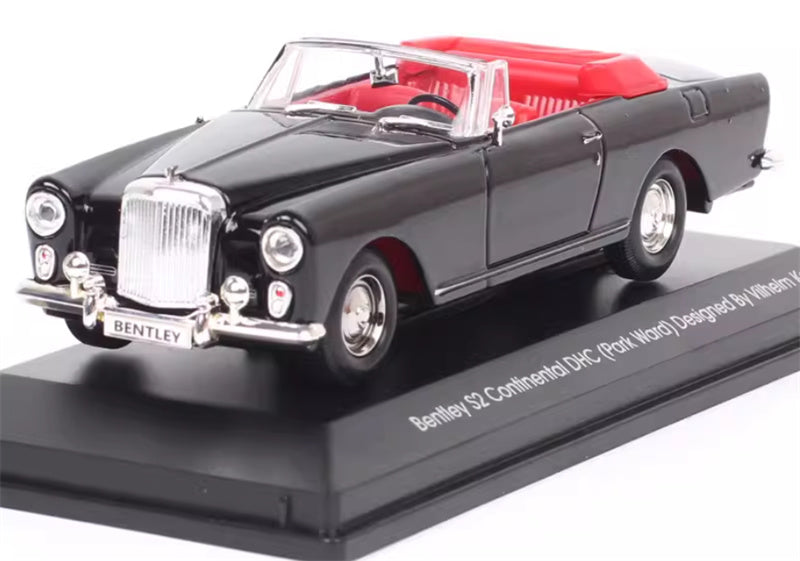 Road Signature Bentley S2 Continental DHC (Park Ward ) Designed By Vilhelm black convertible 1:43 Car Pre-built Model view1