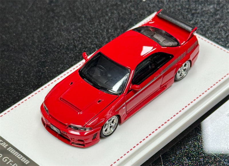 Focal Horizon Nissan GT-R R33 Nismo 400R Red Limited Edition 699PCS ONLY 1:64 Car Pre-built Model view10